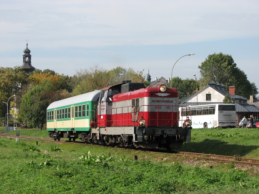 SM42-518 z bonanzą w Zamościu